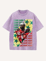 Sadio Mané Print Round Neck T-shirt