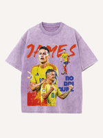 James Rodríguez Print Round Neck T-shirt