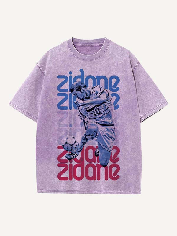 Zizou Print Round Neck T-shirt