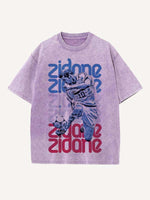 Zizou Print Round Neck T-shirt