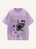Zizou Print Round Neck T-shirt