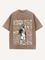 Russell Westbrook Print Round Neck T-shirt
