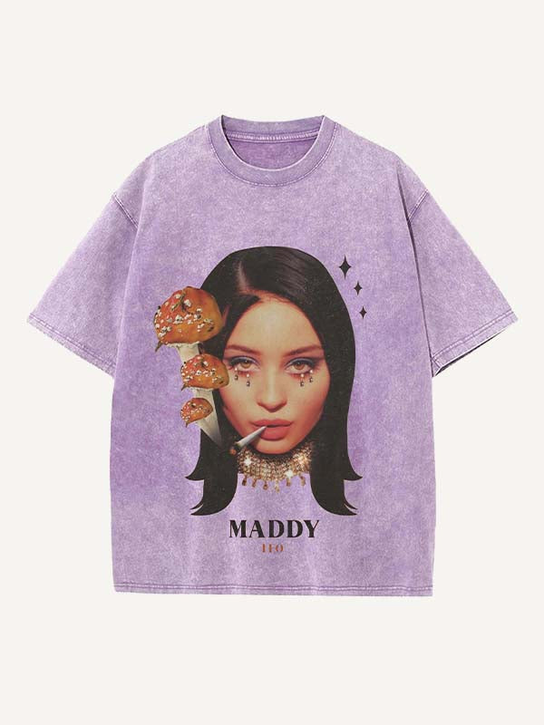 Euphoria Print Round Neck T-shirt