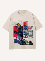Max Verstappen Print Round Neck T-shirt