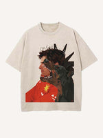 Carlos Sainz Print Round Neck T-shirt