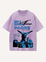 Fernando Alonso Print Round Neck T-shirt