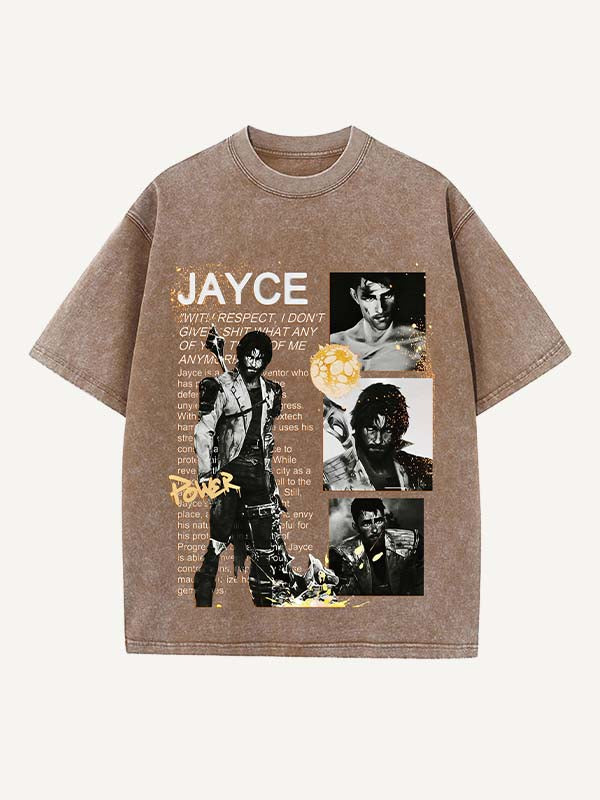 Arcane Print Round Neck T-shirt