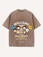 Friends Print Round Neck T-shirt