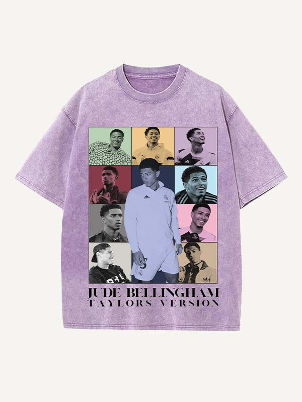 Jude Bellingham Print Round Neck T-shirt