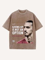 Zlatan Ibrahimović Print Round Neck T-shirt