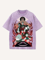 Fullmetal Alchemist Print Round Neck T-shirt