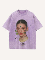 Euphoria Print Round Neck T-shirt