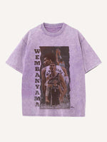 Victor Wembanyama Print Round Neck T-shirt