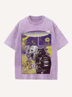 Sergio Perez Print Round Neck T-shirt