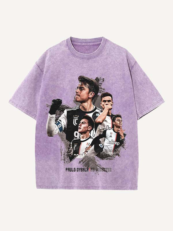 Paulo Dybala Print Round Neck T-shirt