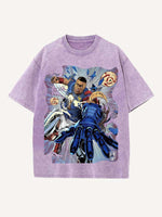 Kylian Mbappé Print Round Neck T-shirt