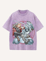 Fullmetal Alchemist Print Round Neck T-shirt