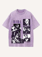 Arcane Print Round Neck T-shirt