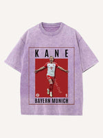 Harry Kane Print Round Neck T-shirt