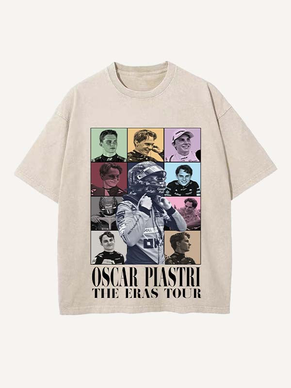 Oscar Piastri Print Round Neck T-shirt