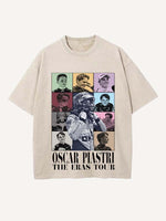 Oscar Piastri Print Round Neck T-shirt
