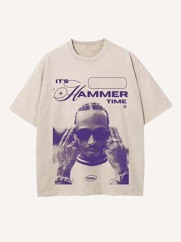 Lewis Hamilton Print Round Neck T-shirt