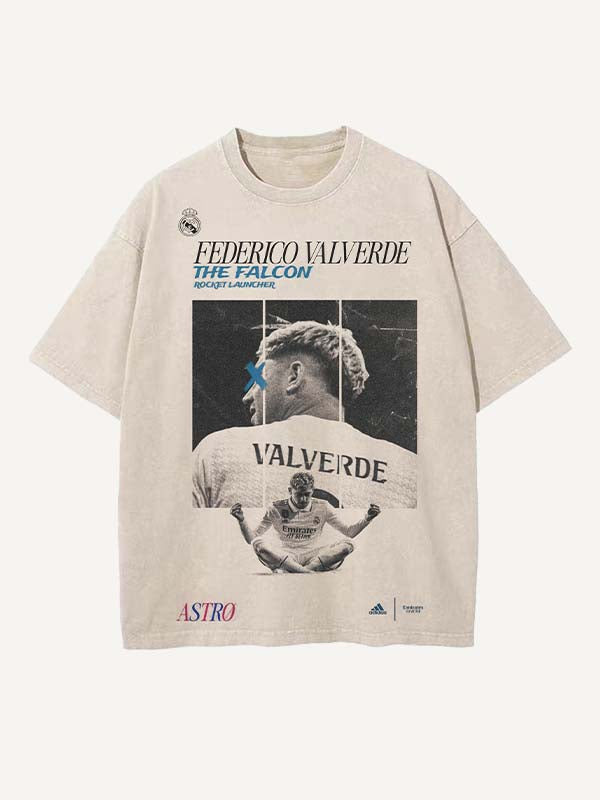 Federico Valverde Print Round Neck T-shirt