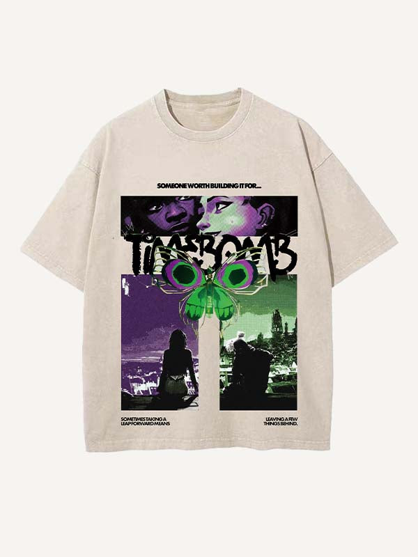 Arcane Print Round Neck T-shirt