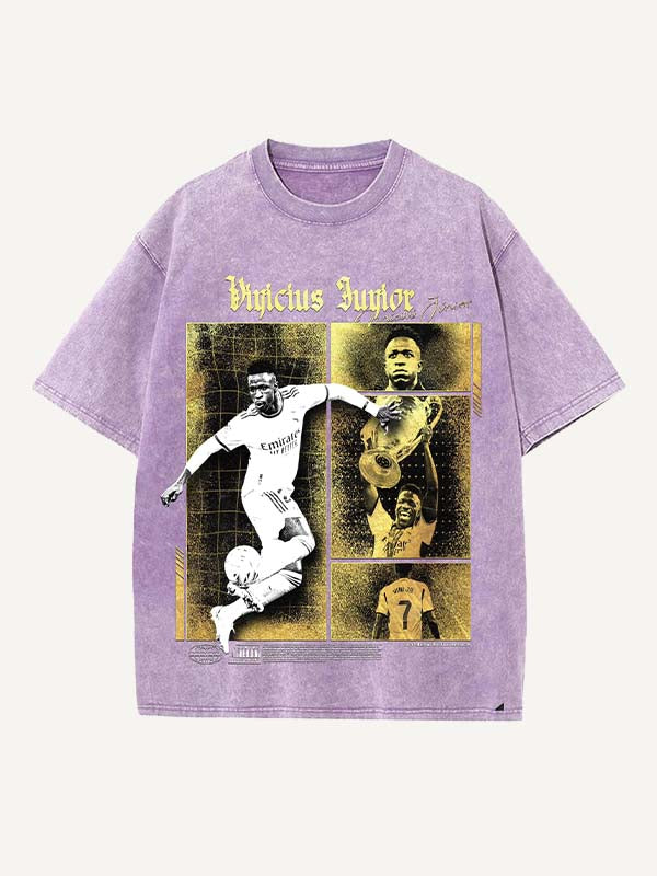Vinícius Júnior Print Round Neck T-shirt