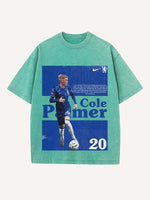 Cole Palmer Print Round Neck T-shirt
