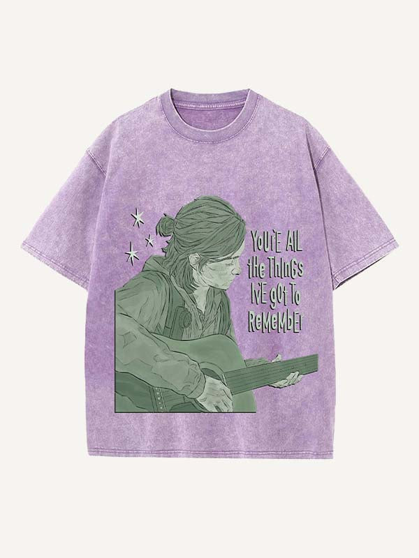 The Last of Us Print Round Neck T-shirt