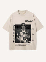 Luka Modrić Print Round Neck T-shirt