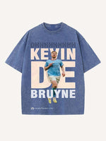 Kevin De Bruyne Print Round Neck T-shirt