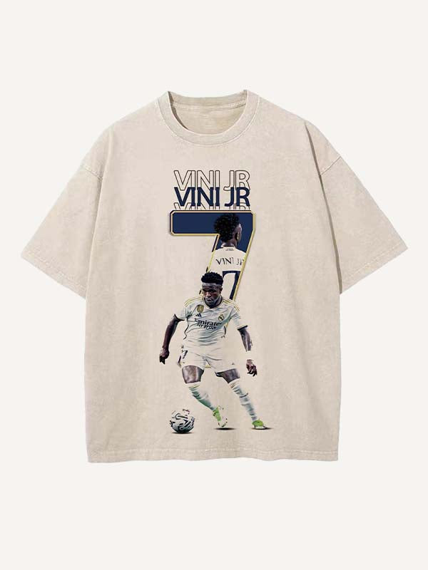 Vinícius Júnior Print Round Neck T-shirt