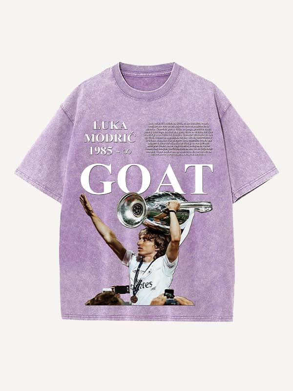 Luka Modrić Print Round Neck T-shirt