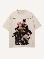 Carlos Sainz Print Round Neck T-shirt