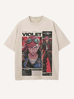 Arcane Print Round Neck T-shirt