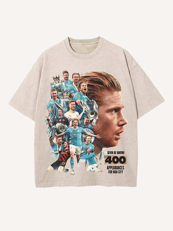 Kevin De Bruyne Print Round Neck T-shirt