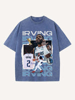 Kyrie Irving Print Round Neck T-shirt