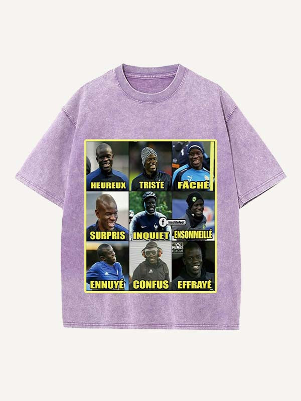 N'Golo Kanté Print Round Neck T-shirt
