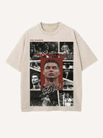 Cristiano Ronaldo Print Round Neck T-shirt