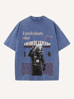 Charles Leclerc Print Round Neck T-shirt