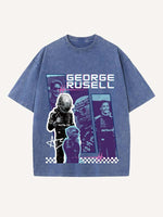 George Russell Print Round Neck T-shirt