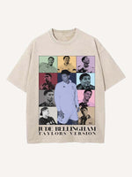 Jude Bellingham Print Round Neck T-shirt
