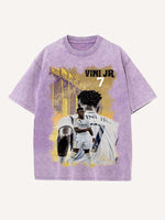 Vinícius Júnior Print Round Neck T-shirt