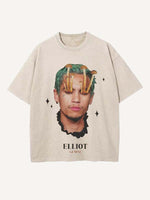 Euphoria Print Round Neck T-shirt