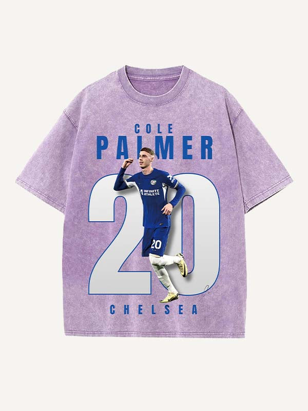 Cole Palmer Print Round Neck T-shirt