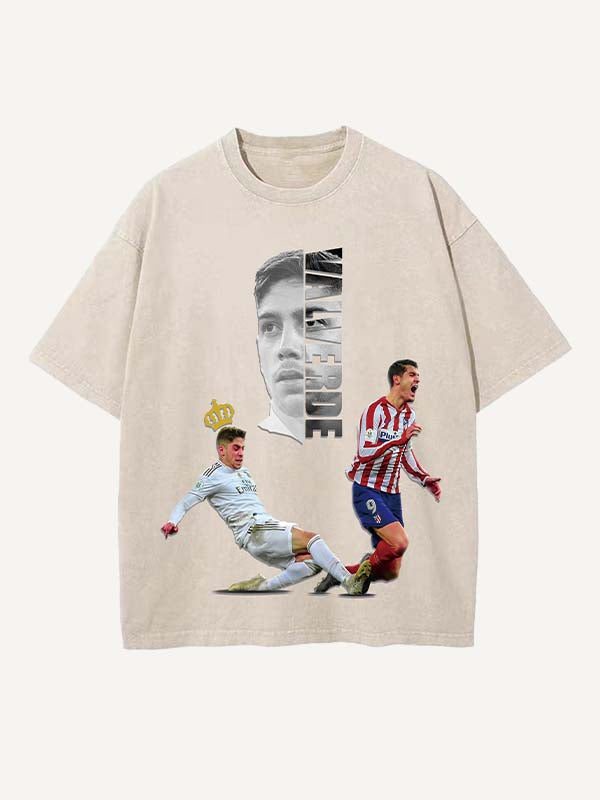Federico Valverde Print Round Neck T-shirt