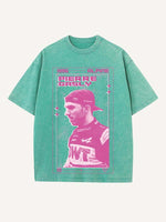 Pierre Gasly Print Round Neck T-shirt