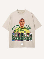 Ronaldo Print Round Neck T-shirt